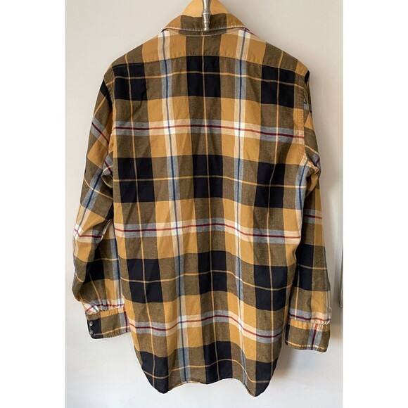 Vintage ABERCROMBIE & FITCH Viyella Wool Blend Plaid Men’s Shirt M 15-15 1/2 - Picture 3 of 7